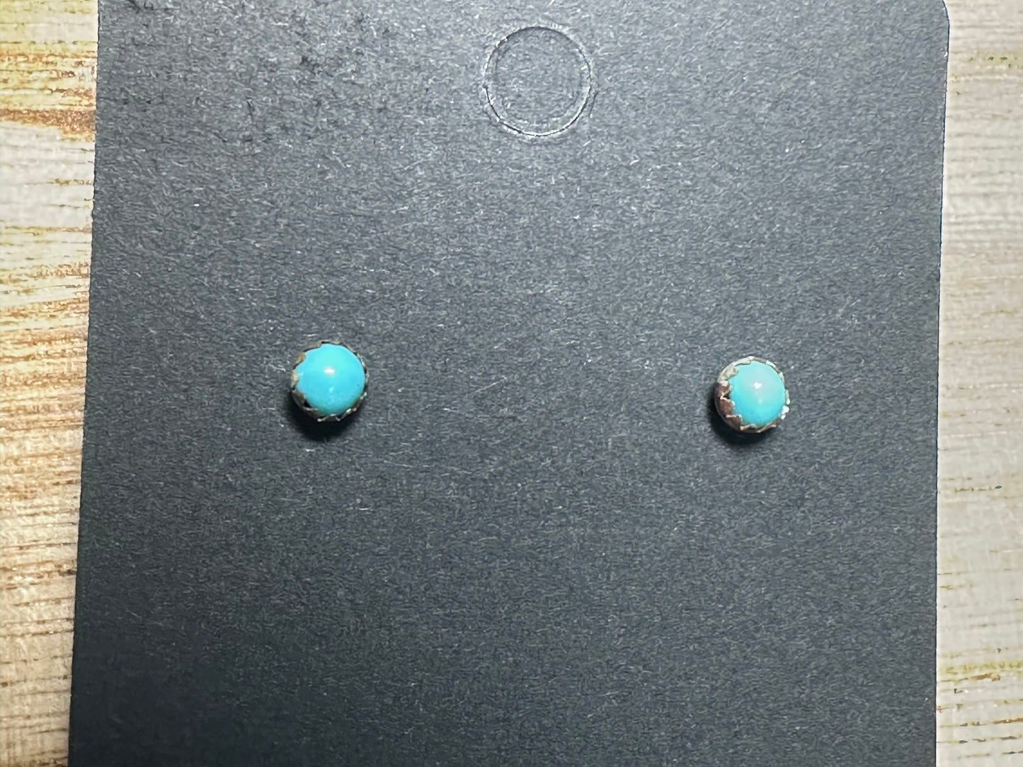 Turquoise Stud Earrings – By Linda Yazzie