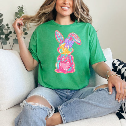 Colorful Easter Bunny Tee