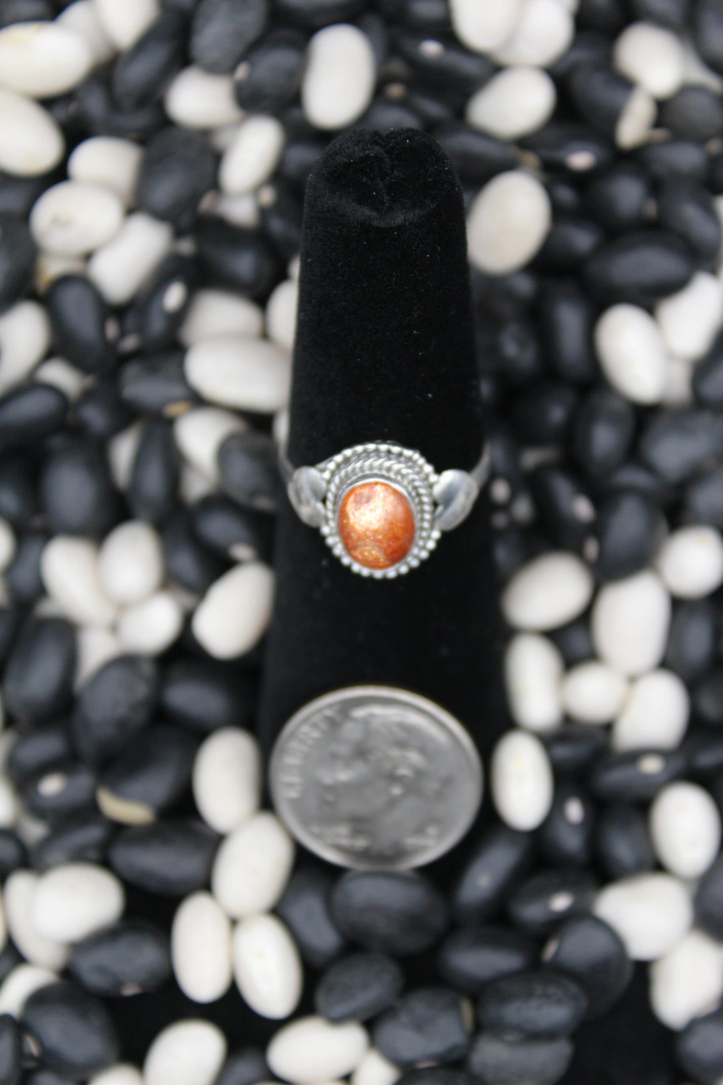 Dainty Sterling Silver Rings – Unique Stone Selection (Size 5 & 5.5)