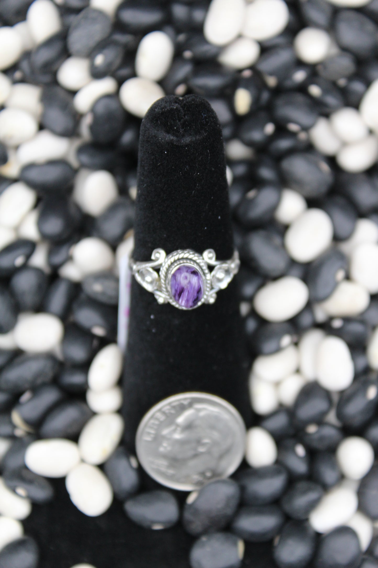 Dainty Sterling Silver Rings – Unique Stone Selection (Size 5 & 5.5)