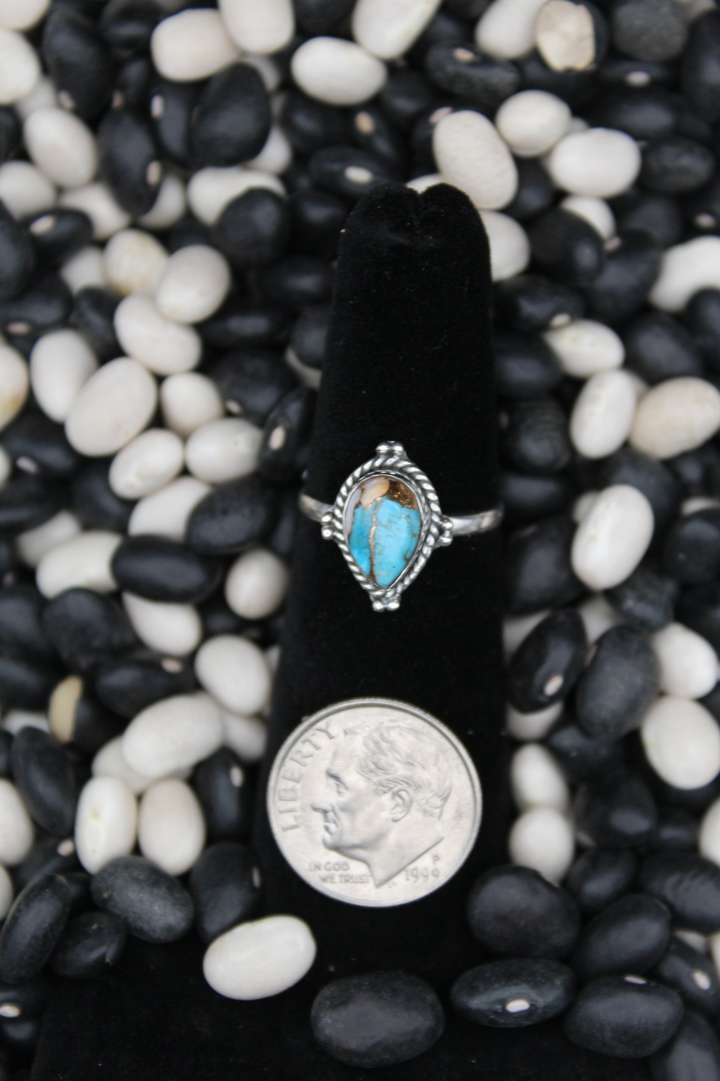 Dainty Sterling Silver Rings – Unique Stone Selection (Size 5 & 5.5)