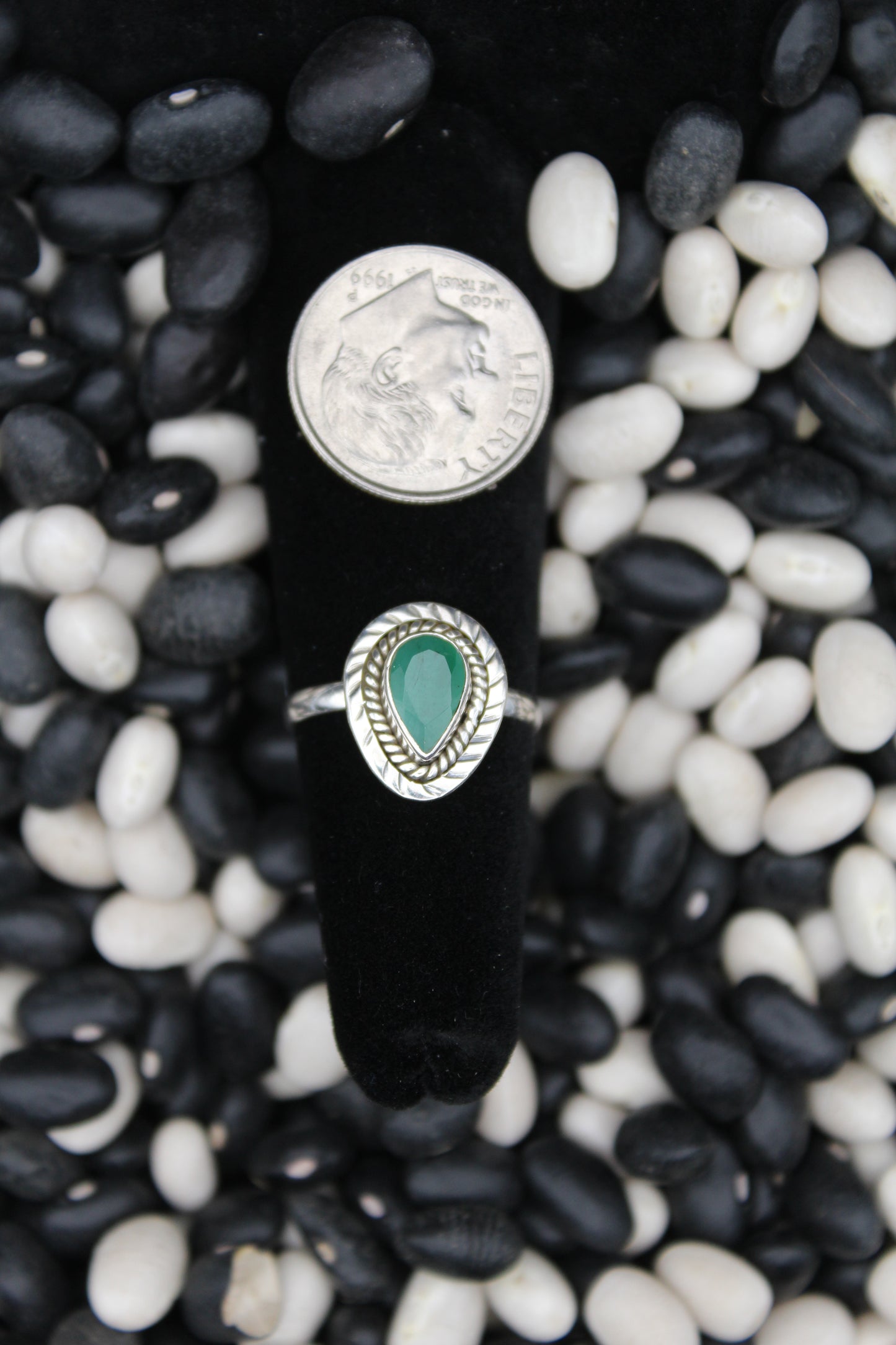 Dainty Sterling Silver Rings – Unique Stone Selection (Size 5 & 5.5)