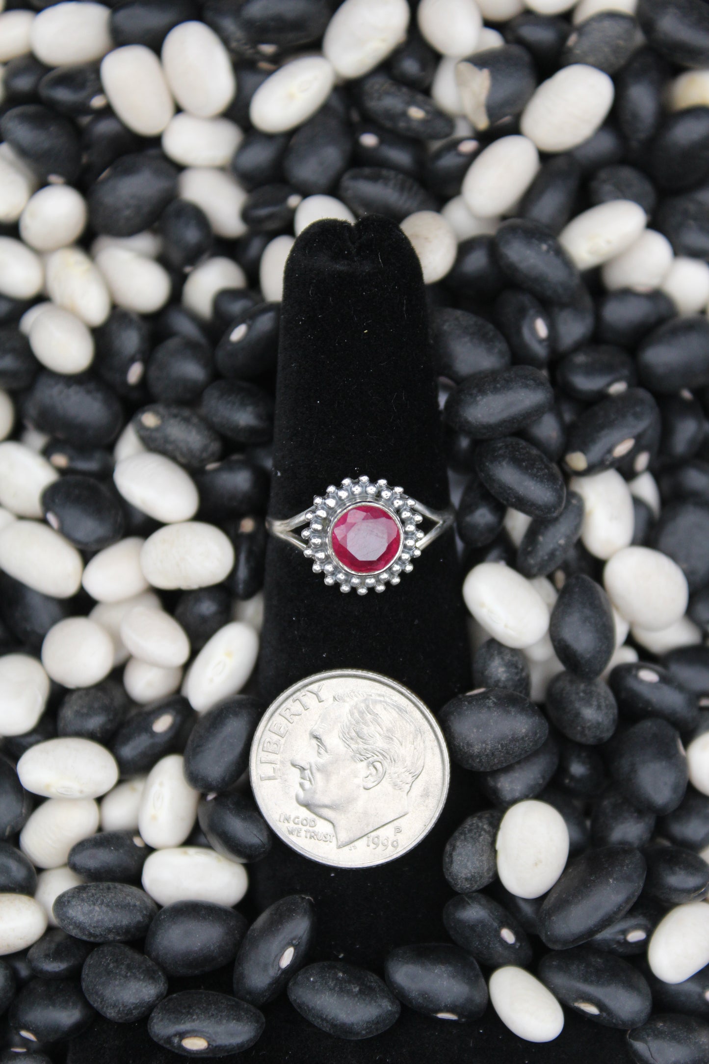 Dainty Sterling Silver Rings – Unique Stone Selection (Size 5 & 5.5)