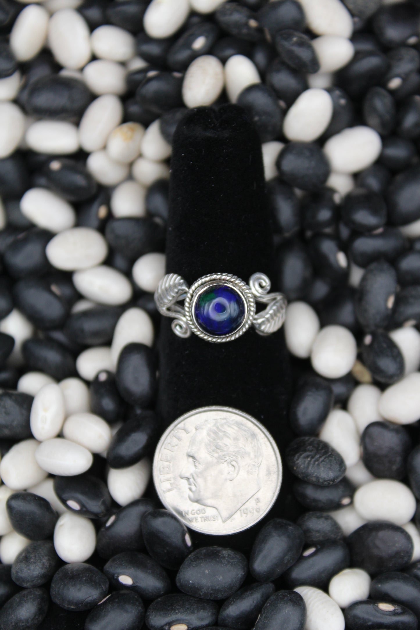 Dainty Sterling Silver Rings – Unique Stone Selection (Size 5 & 5.5)