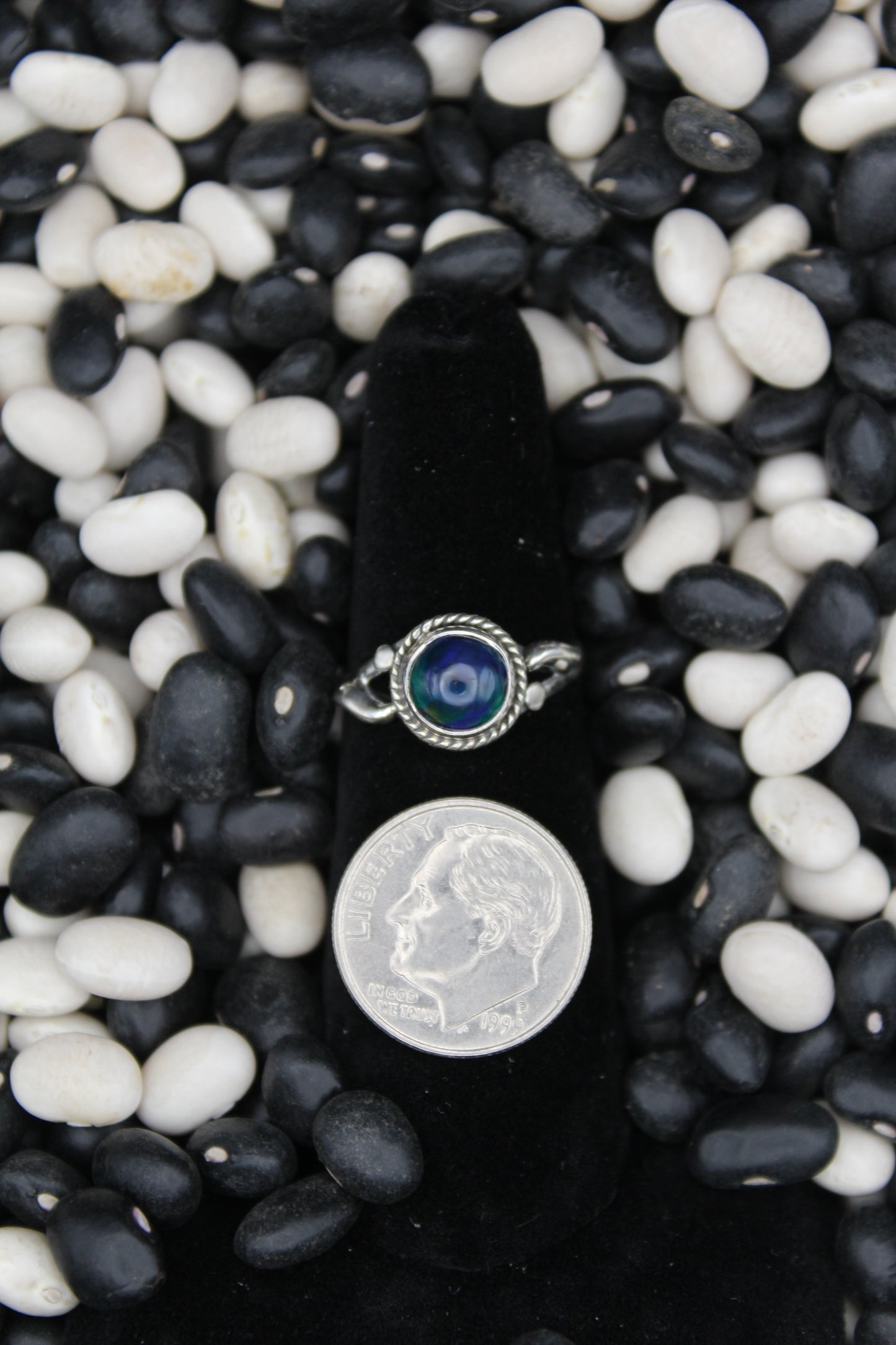 Dainty Sterling Silver Rings – Unique Stone Selection (Size 5 & 5.5)