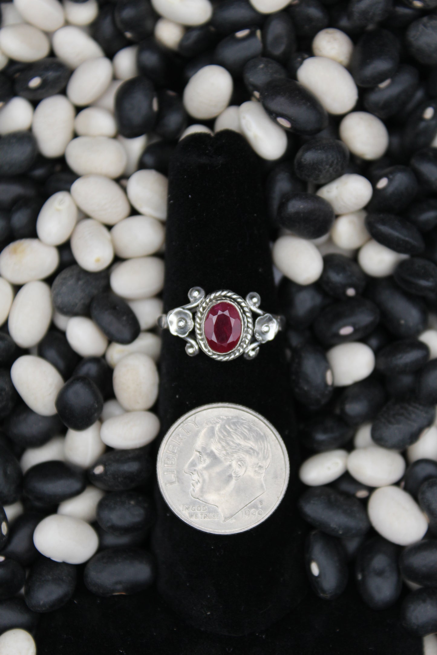 Dainty Sterling Silver Rings – Unique Stone Selection (Size 5 & 5.5)