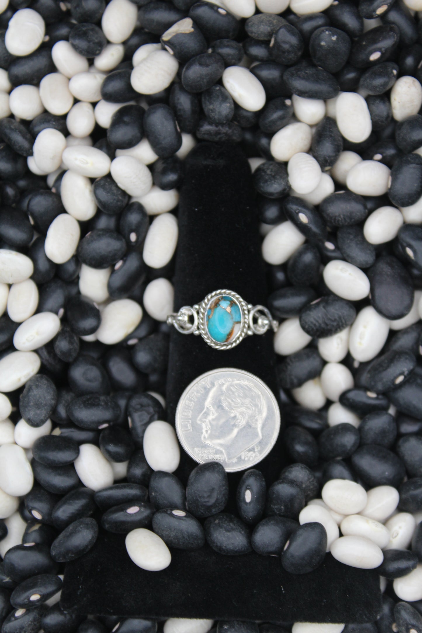 Dainty Sterling Silver Rings – Unique Stone Selection (Size 6)