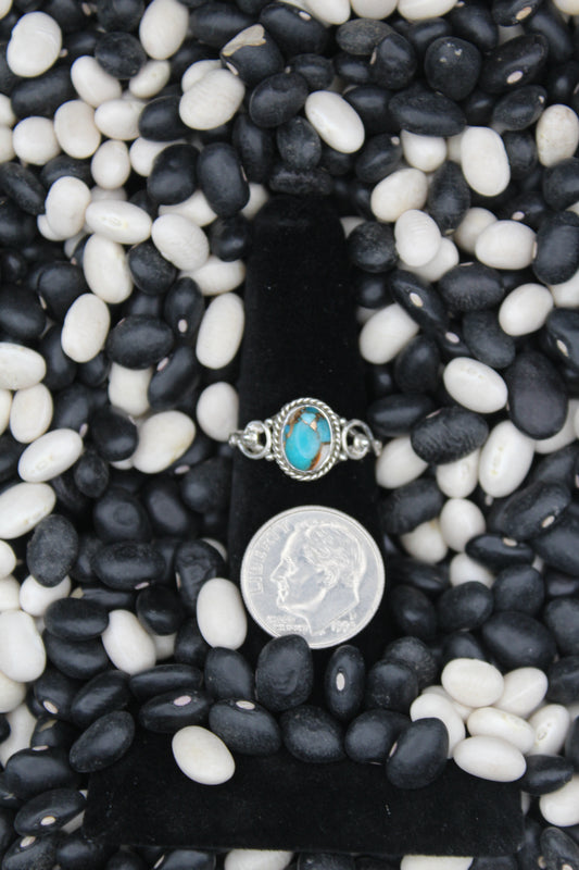 Dainty Sterling Silver Rings – Unique Stone Selection (Size 6)