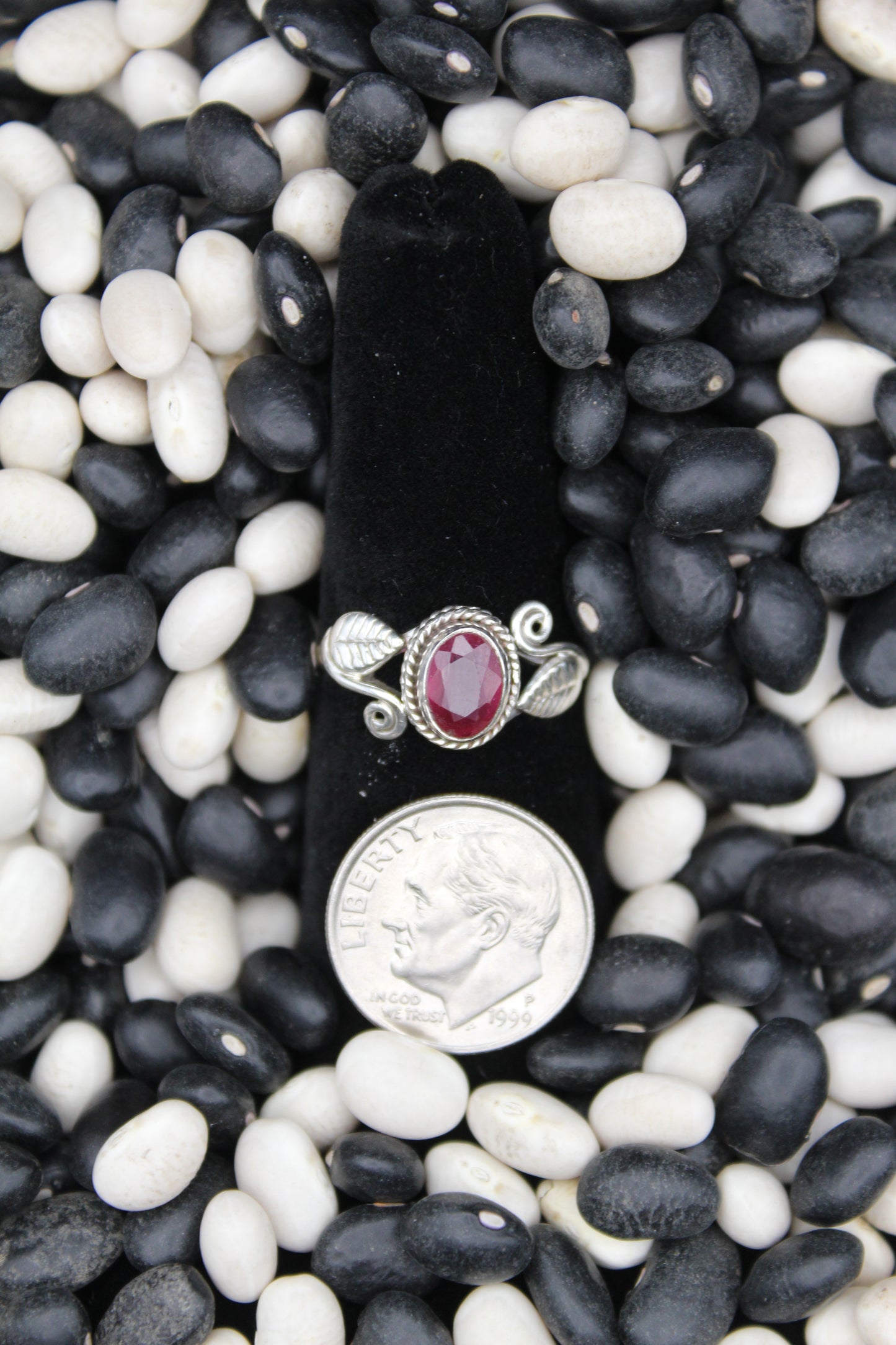 Dainty Sterling Silver Rings – Unique Stone Selection (Size 6)