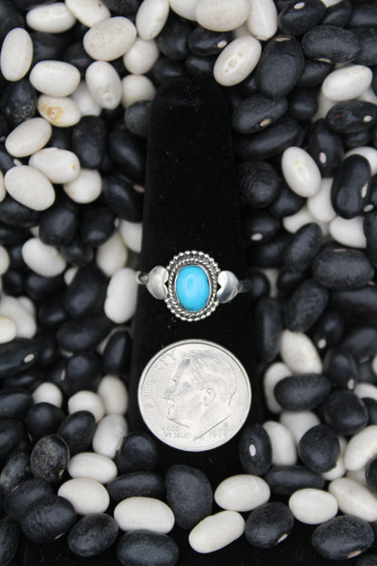 Dainty Sterling Silver Rings – Unique Stone Selection (Size 6)