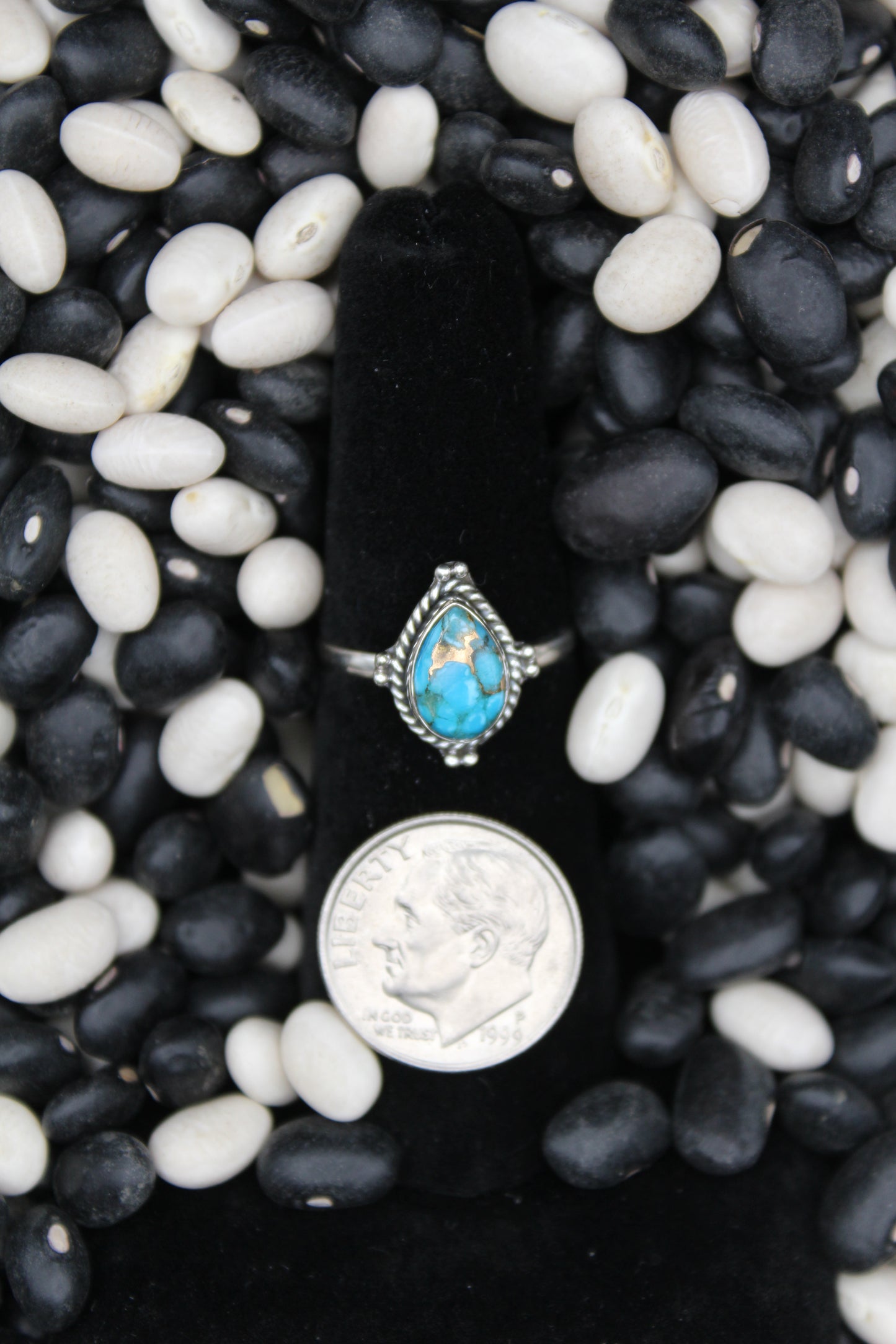 Dainty Sterling Silver Rings – Unique Stone Selection (Size 6)