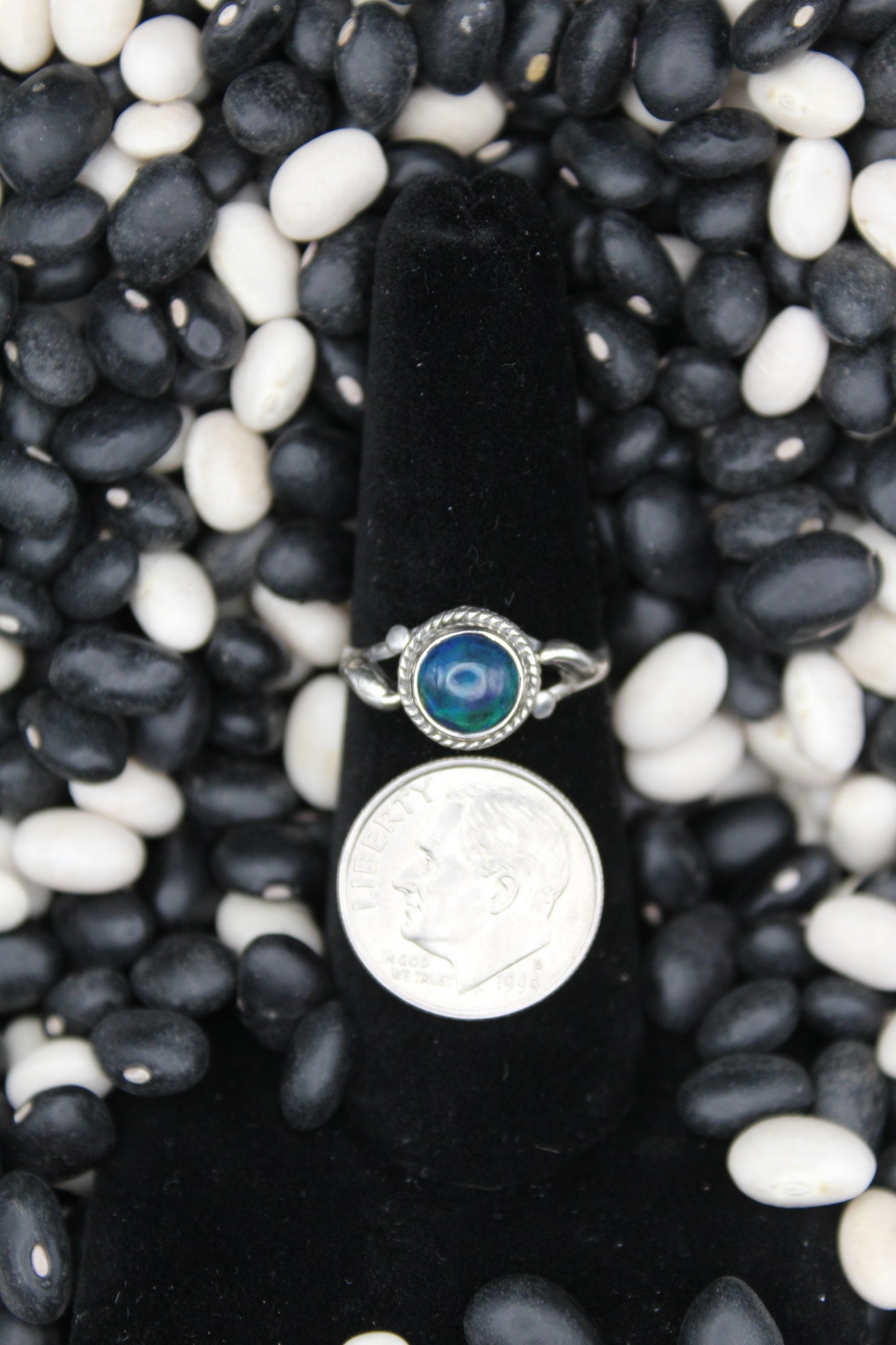 Dainty Sterling Silver Rings – Unique Stone Selection (Size 6)