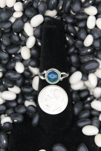 Dainty Sterling Silver Rings – Unique Stone Selection (Size 6)