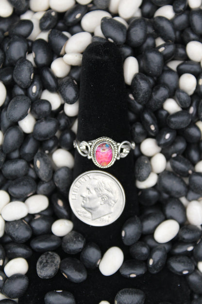 Dainty Sterling Silver Rings – Unique Stone Selection (Size 6)