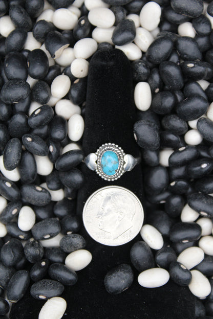 Dainty Sterling Silver Rings – Unique Stone Selection (Size 6)