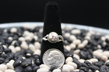 Dainty Sterling Silver Rings – Unique Stone Selection (Size 7)