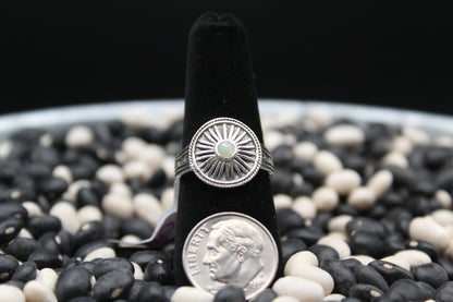 Dainty Sterling Silver Rings – Unique Stone Selection (Size 7)