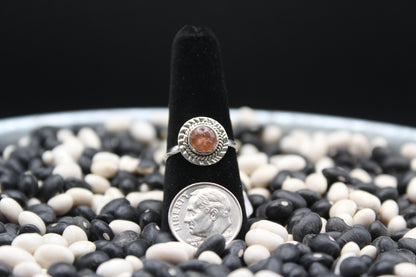 Dainty Sterling Silver Rings – Unique Stone Selection (Size 7)