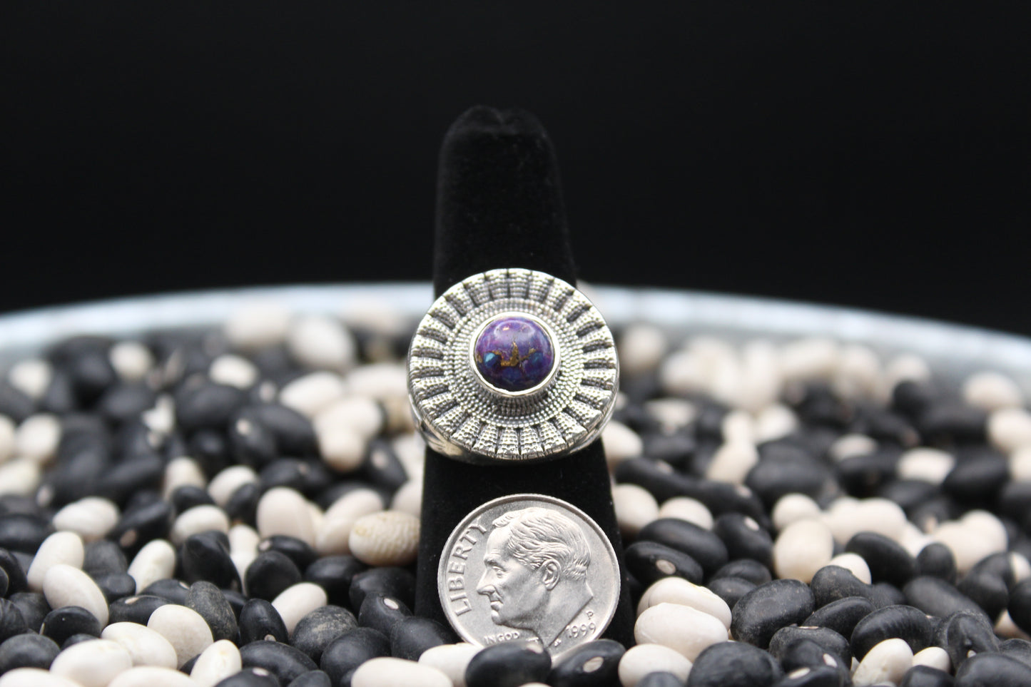 Dainty Sterling Silver Rings – Unique Stone Selection (Size 7)