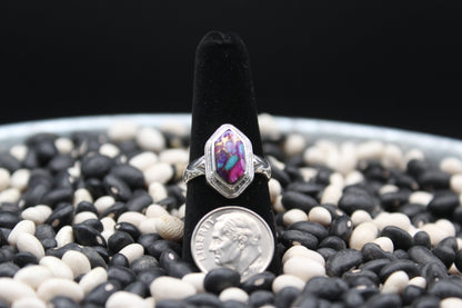 Dainty Sterling Silver Rings – Unique Stone Selection (Size 7)