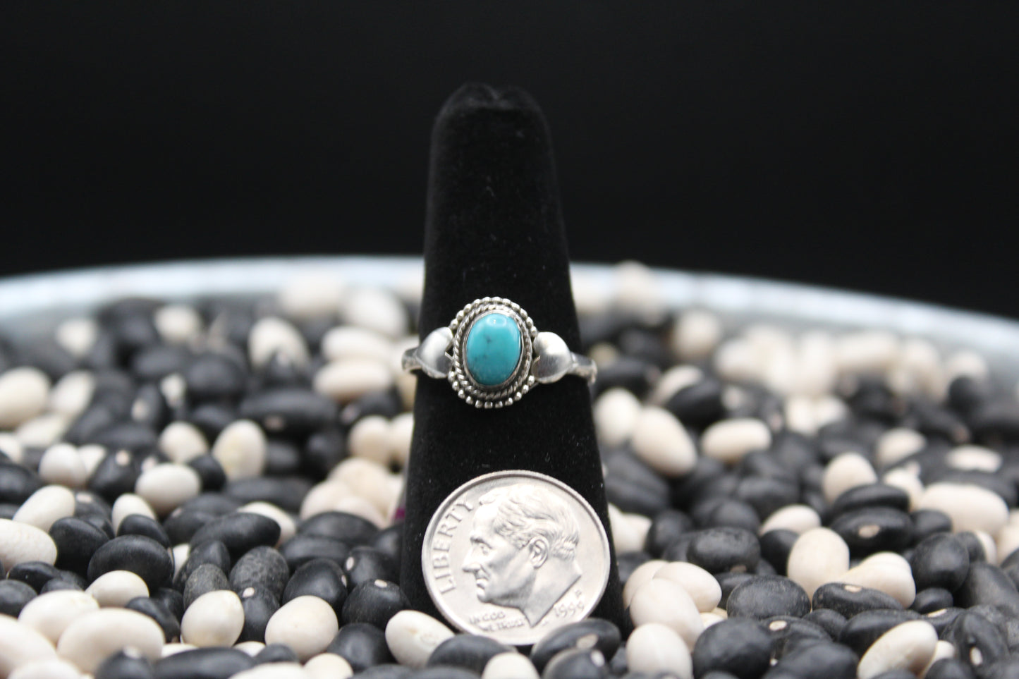 Dainty Sterling Silver Rings – Unique Stone Selection (Size 8)