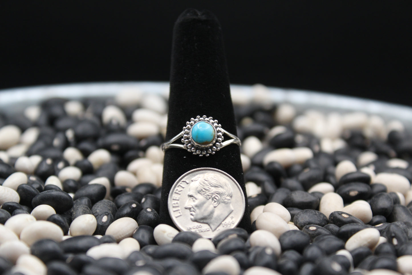 Dainty Sterling Silver Rings – Unique Stone Selection (Size 8)