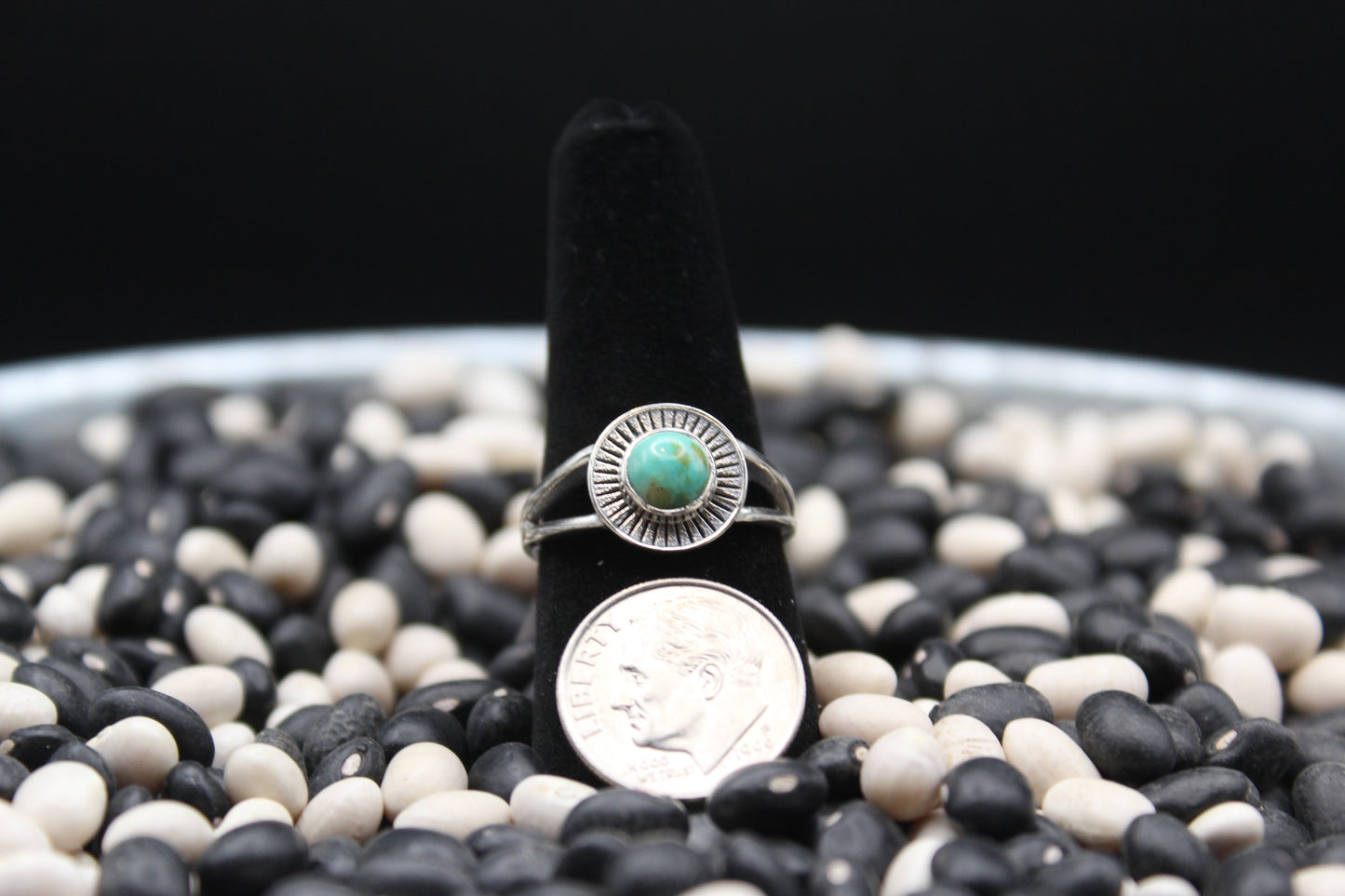 Dainty Sterling Silver Rings – Unique Stone Selection (Size 8.5)