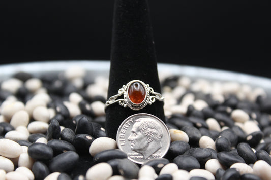 Dainty Sterling Silver Rings – Unique Stone Selection (Size 10 & 10.5)