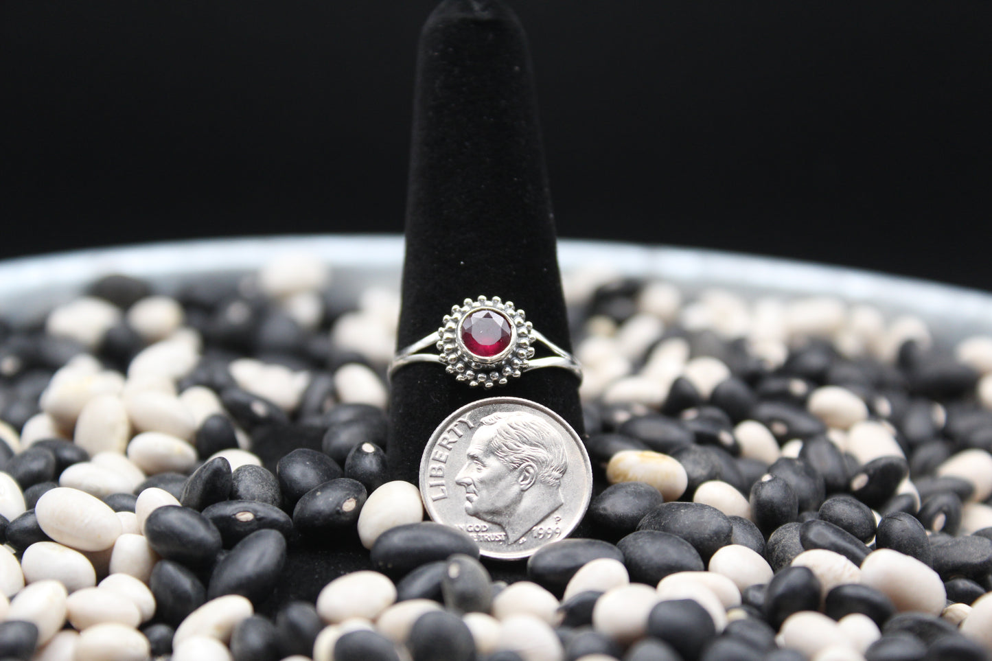 Dainty Sterling Silver Rings – Unique Stone Selection (Size 10 & 10.5)