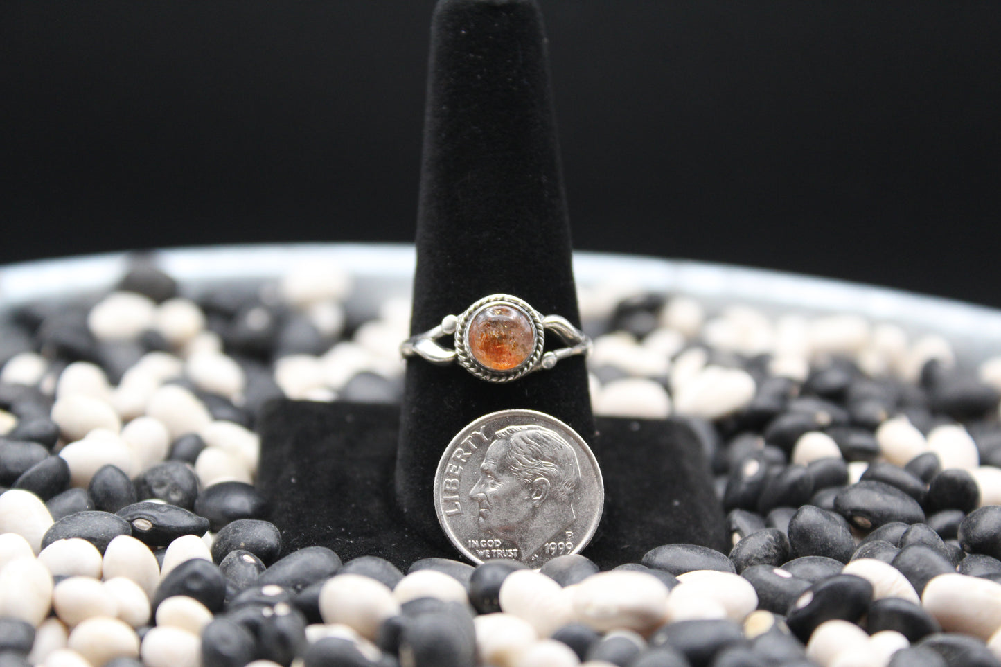 Dainty Sterling Silver Rings – Unique Stone Selection (Size 10 & 10.5)
