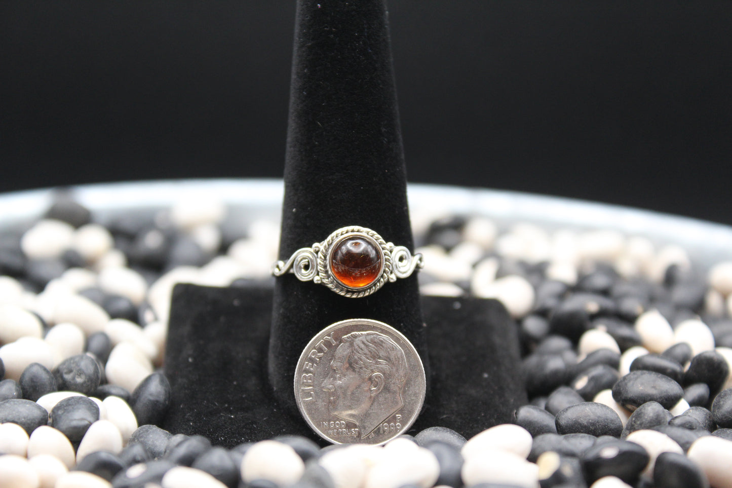 Dainty Sterling Silver Rings – Unique Stone Selection (Size 10 & 10.5)