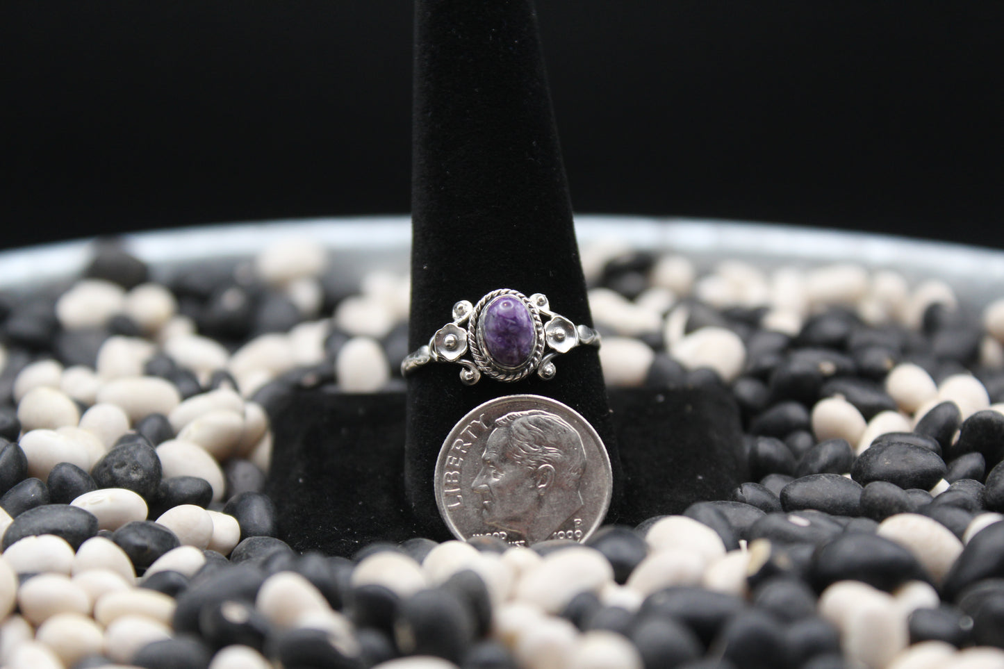 Dainty Sterling Silver Rings – Unique Stone Selection (Size 10 & 10.5)