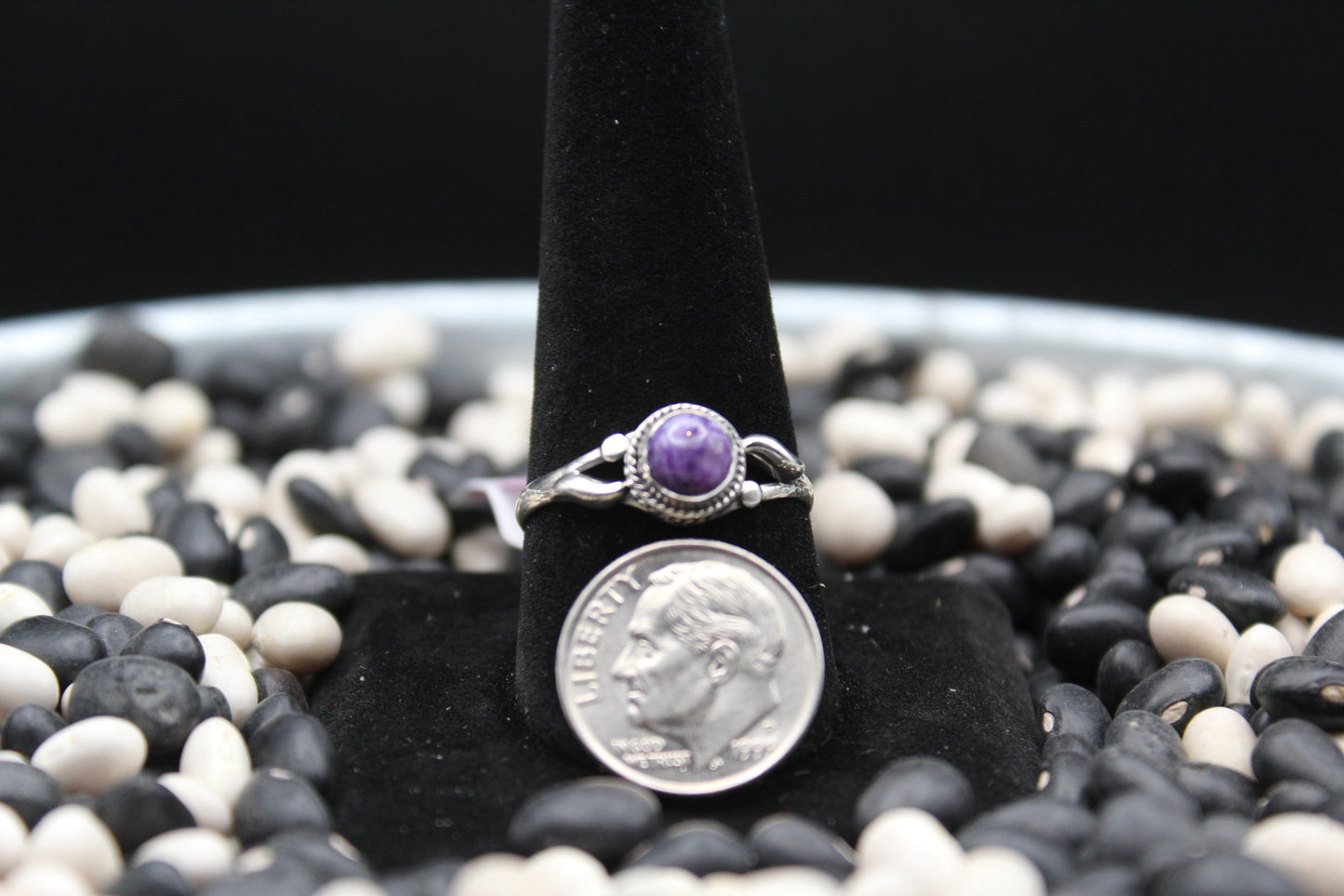 Dainty Sterling Silver Rings – Unique Stone Selection (Size 10 & 10.5)