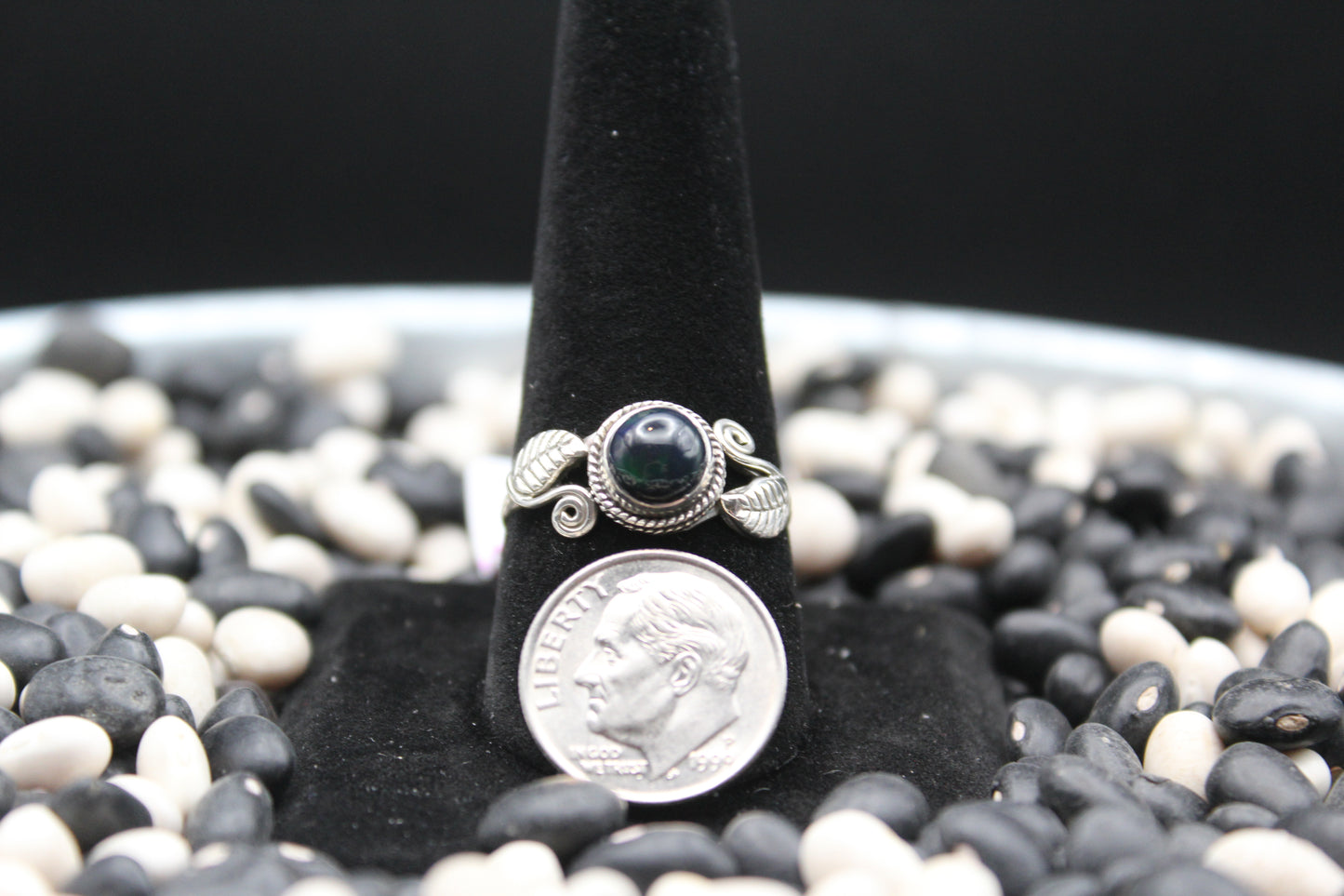 Dainty Sterling Silver Rings – Unique Stone Selection (Size 10 & 10.5)