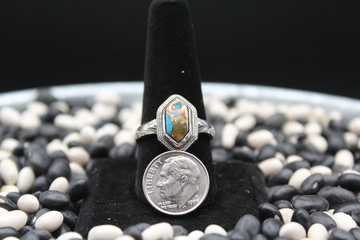 Dainty Sterling Silver Rings – Unique Stone Selection (Size 10 & 10.5)