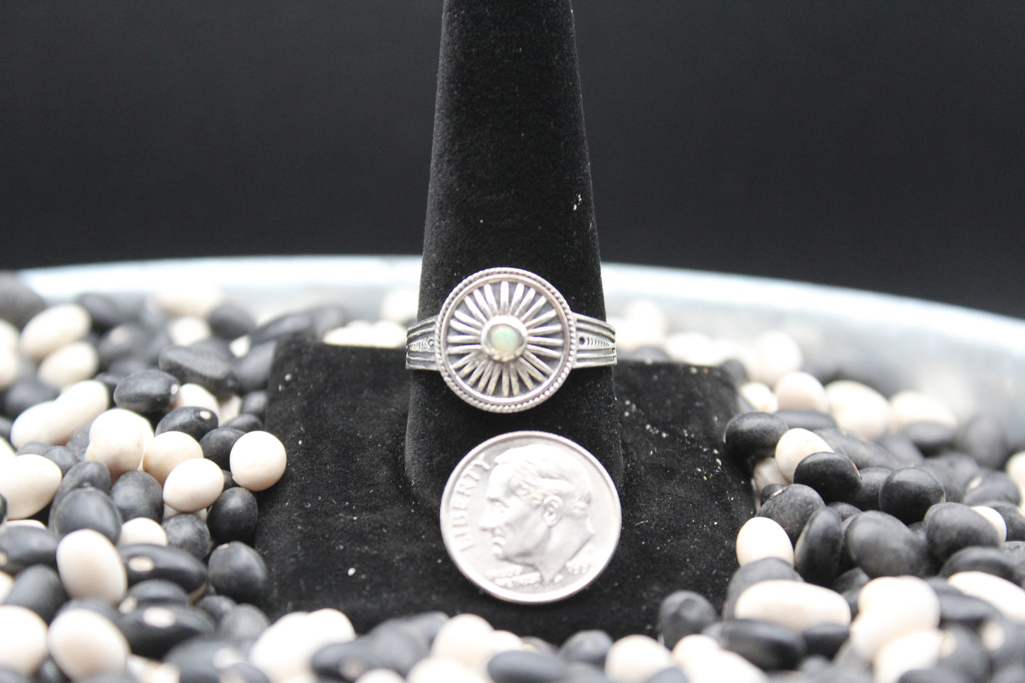 Dainty Sterling Silver Rings – Unique Stone Selection (Size 10 & 10.5)