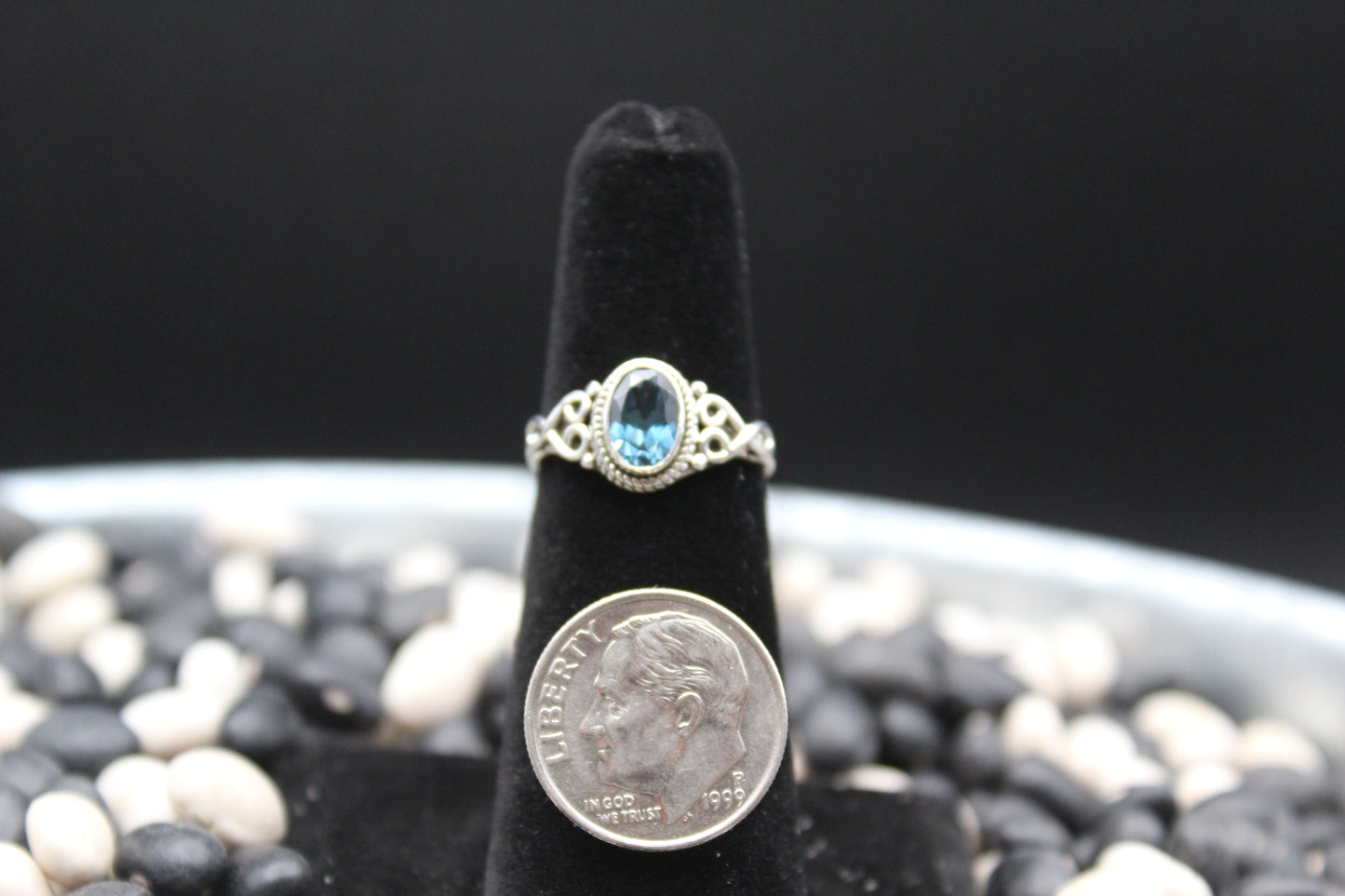 Dainty Sterling Silver Rings – Unique Stone Selection (Size 5 & 5.5)