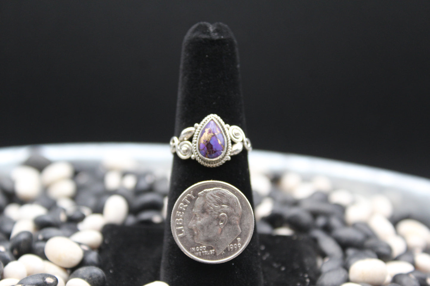 Dainty Sterling Silver Rings – Unique Stone Selection (Size 5 & 5.5)