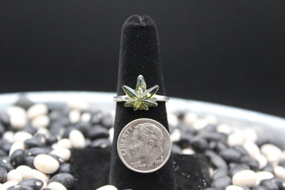 Dainty Sterling Silver Rings – Unique Stone Selection (Size 6)