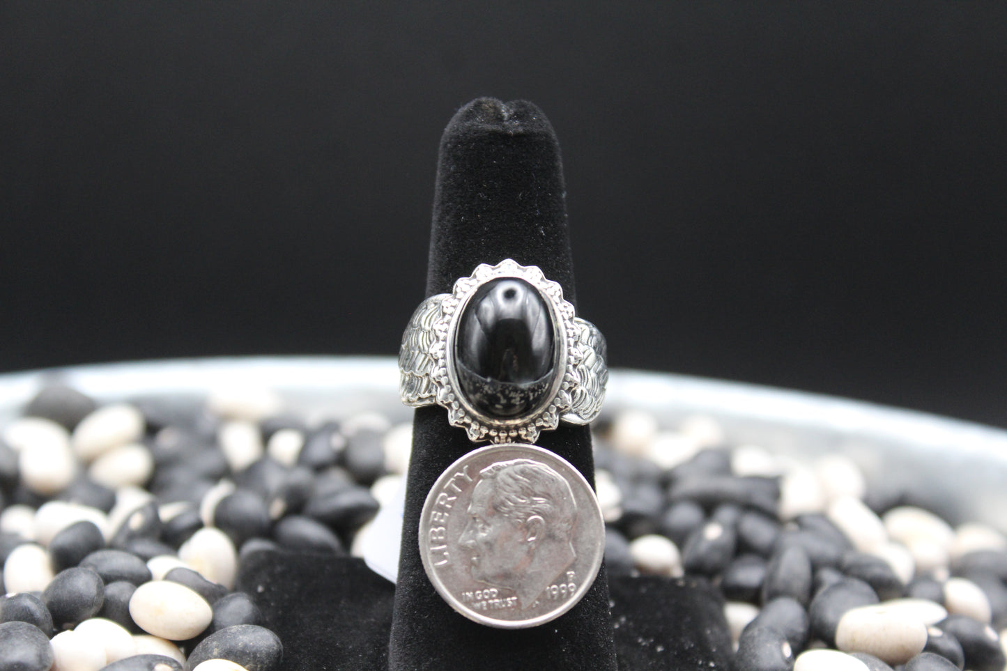 Dainty Sterling Silver Rings – Unique Stone Selection (Size 6)