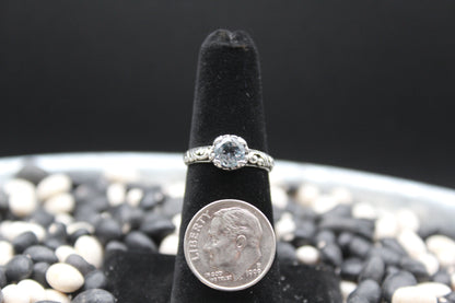 Dainty Sterling Silver Rings – Unique Stone Selection (Size 6)