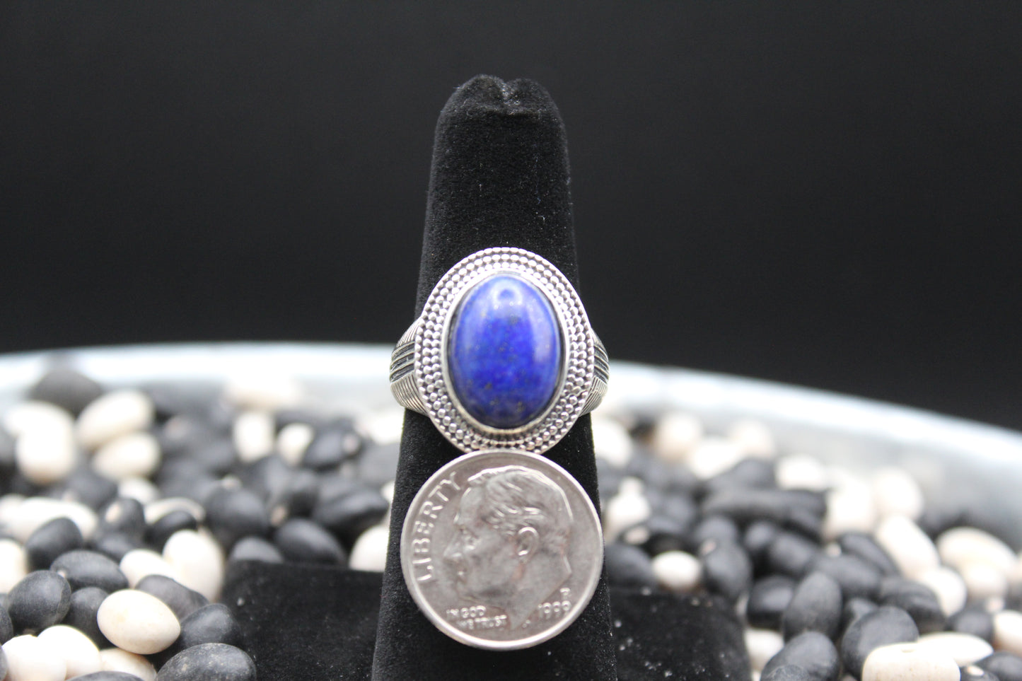 Dainty Sterling Silver Rings – Unique Stone Selection (Size 6)