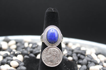 Dainty Sterling Silver Rings – Unique Stone Selection (Size 6)