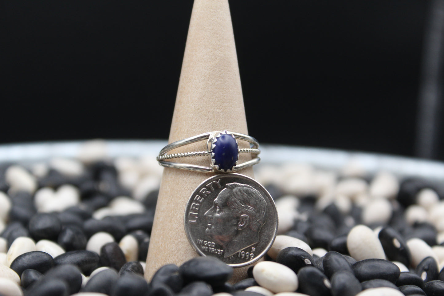 Native American Sterling Silver Ring – Split Shank Design