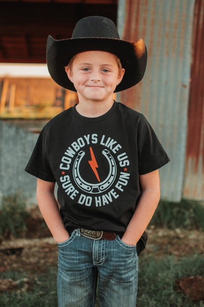 Cowboys Like Us Sure Do Have Fun | Kid's T-Shirt