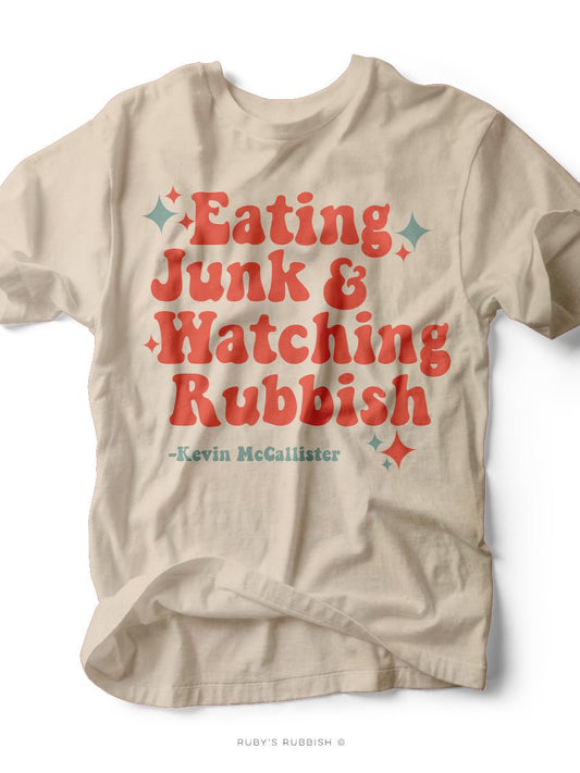 Eating Junk & Watching Rubbish | Kid's T-Shirt